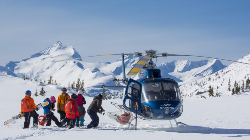 Heliskiing in Canada from Bear Claw Lodge