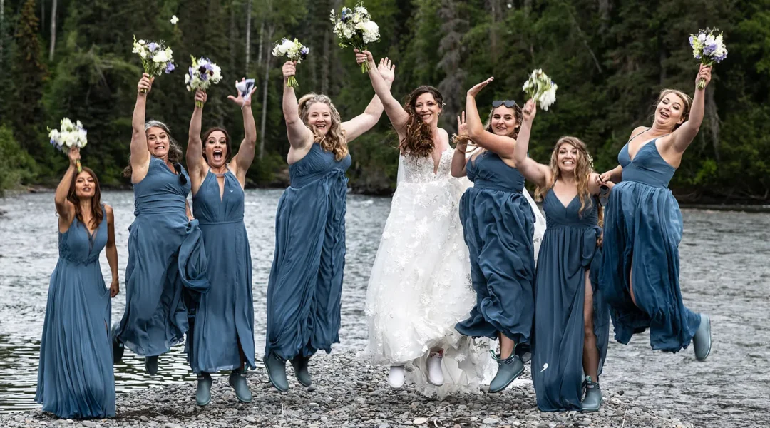 Weddings at the luxury wilderness lodge of Bear Claw are memorable.